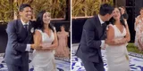 André Silva e hija de Michelle Alexander hacen su primer baile como esposos tras casarse