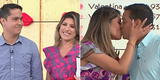 Fátima Aguilar y Alicia Retto reciben romántica sorpresa EN VIVO de sus parejas por San Valentín
