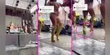 Bailarina causa furor en TikTok con truco para bailar con el tacón roto: “El show debe continuar”