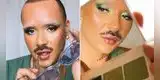 Michael Brooks: el influencer y artista revolucionario demuestra que hombres con bigote se pueden maquillar
