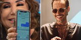 Janet Barboza envía mensaje EN VIVO a Marc Anthony y le tira maicito: "Hola, corazón"