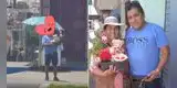 Señor es captado con arreglo floral un día después de San Valentín en Tacna y razón conmueve en Facebook