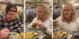 Invita comida peruana a familia de su pareja de EE.UU. y usuarios quedan en shock: "Eso no es lomo saltado"