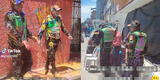 Policías quedan bañados en pintura en los carnavales de Cajamarca: “Felicidad entre peruanos”