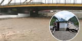 "Es una amenaza": Caudal del río Rímac aumenta y 1200 familias podrían perderlo todo por huaicos