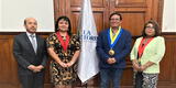 Poder Judicial: presidenta de la Corte se reunió con alcalde de La Victoria