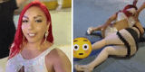 Deysi Araujo sufre aparatosa caída en su cumpleaños 41 y video se viraliza en redes