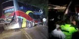 Bus interprovincial queda al borde de un precipicio en Cajamarca y 60 personas se salvaron de morir