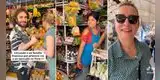 Francés que vive en Perú lleva a su familia al mercado, les presenta a sus ‘caseras’ y las trolea épicamente