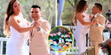 Isabel Acevedo y Rodney: Se revelan las verdaderas imágenes de su boda en Estados Unidos: "Su torta de un piso"
