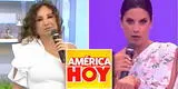 Janet Barboza saca cara por América Hoy y responde a María Pía: "La primicia la tenemos todos"