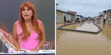 Magaly Medina exige apagar la música y lamenta inundaciones por lluvias: Pidió intervención del Gobierno