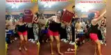 Joven la rompe con el huayno cargando una caja de cerveza y sus pasos se vuelve viral