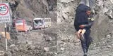 Áncash: Huaico sepulta bus y deja hasta el momento tres fallecidos y 30 heridos