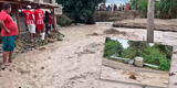 Chincha: aterrador río 'Matagente' se desborda por intensas lluvias y arrasa con postes eléctricos