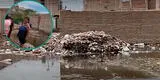 ¡No hay agua! Vecinos de Chiclayo viven en medio de residuos fecales tras lluvias torrenciales por ciclón Yaku