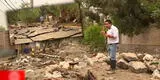 "Parecía una galleta": huaico destruye pista de Av. principal de Chaclacayo y aisla a asentamiento humano