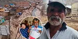 Esposo de primera fallecida por huaico en Jicamarca rompe en llanto tras perderla: "Era mi vida, 40 años juntos"