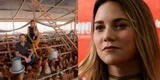 María Grazia Gamarra asustada por su granja de gallinas ante huaicos en Huarochirí: "Mi esposo subirá los cerros"