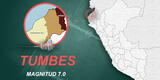 Terremoto de 7.0 sorprendió a pobladores de Tumbes hoy, sábado 18 de marzo