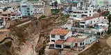 "Un huaico más y cae": lujosa casa de 2 pisos de Punta Hermosa está a punto de colapsar y alertan otro aluvión