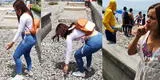 Venezolana quiso entrar a playa del Callao pese a “no tener arena”, sin imaginar lo que pasaría