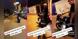 Peruano sale a manejar moto con la pierna rota y deja en shock a miles en TikTok: “Es una antena Yagi”