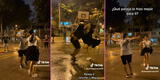 Jóvenes peruanos bailan huaylas bajo la lluvia en SJL y sus pasos son virales en TikTok: "Lo hacen muy bien"