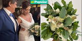 Conoce más sobre el bellísimo bouquet que utilizó Maritere Braschi en su boda con Guillermo Acha