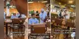 Peruano se vacila en tono, acude a restaurante para su respectiva ‘bajada’ y es captado en impensada escena