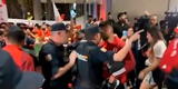 Empujones, destrato y tensión: Policía de España maltrata a los jugadores de la selección peruana