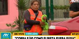 Cercado de Lima: mujer se apropia de la vía pública y cobra a choferes por parquear sus vehículos