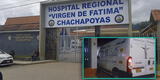 ¿Nueva movilidad? Paciente en estado crítico es llevado a hospital de Chachapoyas en carro de funeraria