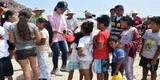 Asociación de Damas de Lima Sur llevó víveres a damnificados por los huaicos a Lurín y Punta Hermosa