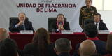 Poder Judicial: Unidad de Flagrancia en Lima combatirá la delincuencia