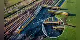 Países Bajos: tren de alta velocidad se descarrila en La Haya y deja al menos un muerto y 30 heridos