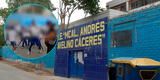 Comas: Escolares se golpean al salir de clases en el colegio Andrés Avelino Cáceres de Collique
