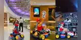 Joven entra a sala de cine en Kart de Mario para ver la película de Mario Bros y se vuelve viral