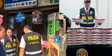 PNP incauta más de 60 mil cigarrillos adulterados en bodegas y mercados de Comas