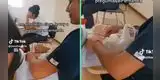 Estudiante de la USMP es captada armando su desayuno en plena clase: “Tenía hambre”
