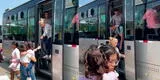 Cercado de Lima: pasajeros saltan del bus del Metropolinato tras incendiarse auto en la Av. Alfonso Ugarte