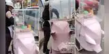 Peruana vende chicharrones, pero su singular puesto de comida la rompe en TikTok: “Qué tal ingenio”