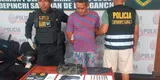 SJL: sujeto es detenido con pistola y carnets policiales reportados como robados