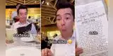Acude a restaurante, finge ser crítico de comida y le dan todo gratis: “Los pobres trabajadores sudando”