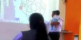 “¡Gracias profe!”: Docente de instituto en Huaral cargó a bebé para que su alumna se concentre en clase
