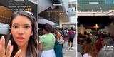 Estudiantes de la Universidad de Lima haciendo cola para comprar almuerzo y es viral: “Demasiada gente”