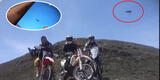 ¿Qué era ese objeto? Motociclistas se toman foto de su aventura en Tarma y aparece un OVNI en ella