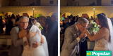 Federico Salazar le dedicó emotivo gesto a Verónica Linares en su boda