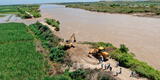 Piura: Ministerio de Vivienda ejecuta acciones con maquinaria ante ruptura del dique del río Chira
