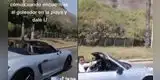 Hincha de Universitario se encuentra con Alex Valera en su lujoso auto camino a la playa y se vuelve viral